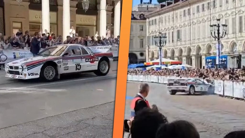 Nehoda Lancia 037 na Turínskom autosalóne