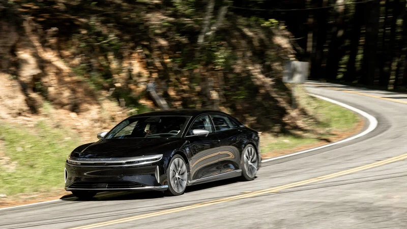 Lucid Air zdobywa najwyższą ocenę bezpieczeństwa