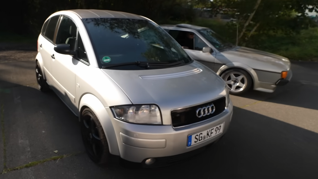 Audi A2 na Nürburgringu: Zábava na pomalém voze