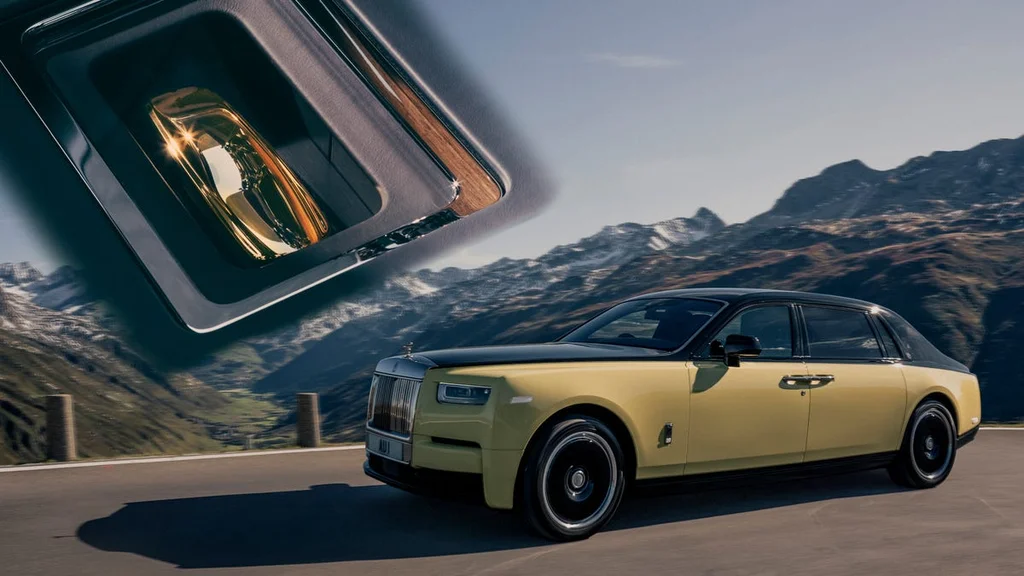 Jedinečný Rolls-Royce Phantom s opravdovým zlatom