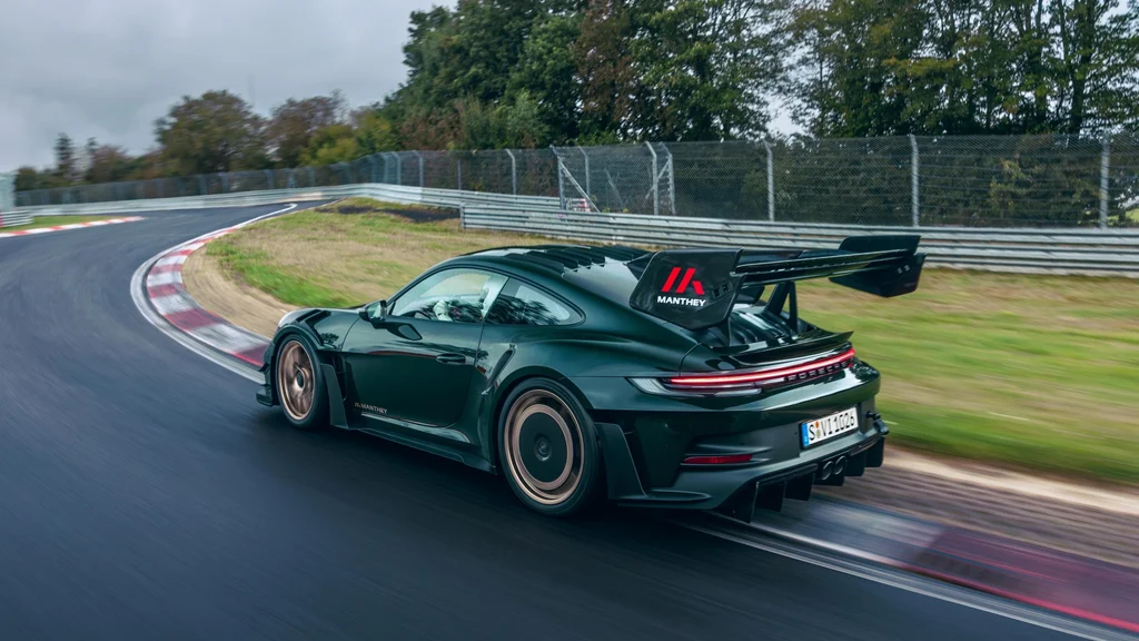 Nowe możliwości Porsche 911 GT3 RS z zestawem Manthey