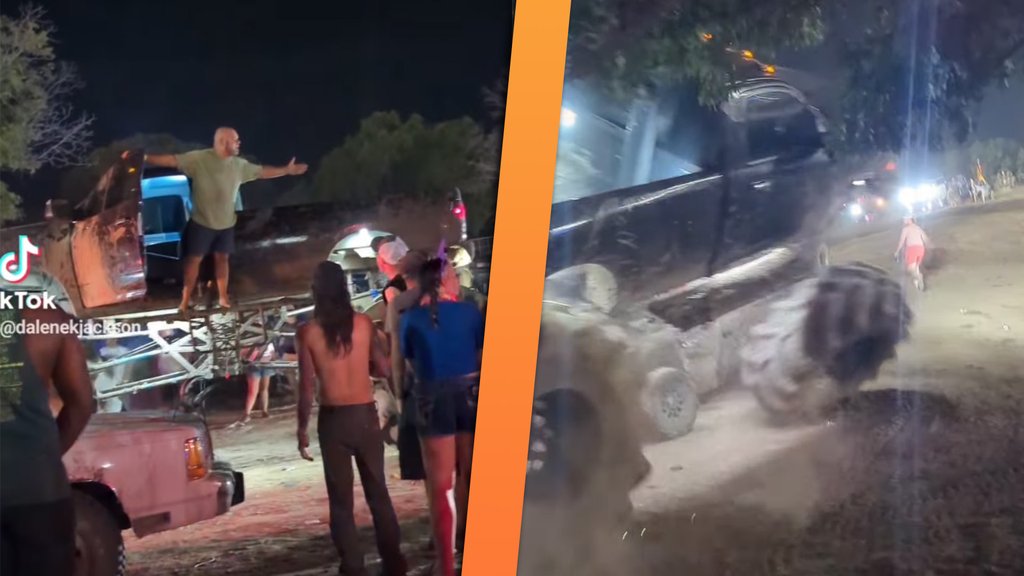 Chaos na off-road festivalu v Texasu