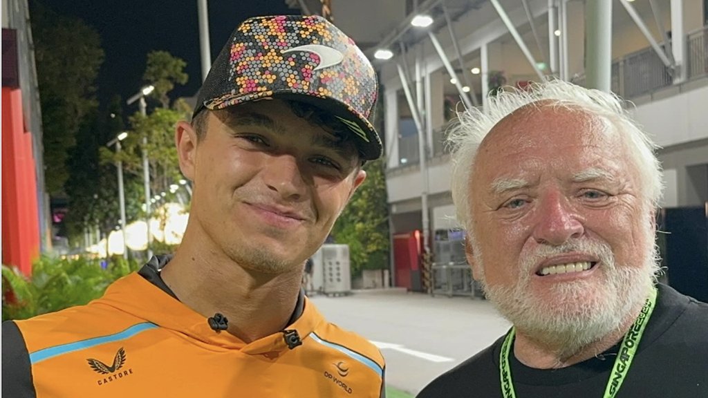 F1: Lando Norris a Hide the Pain Harold